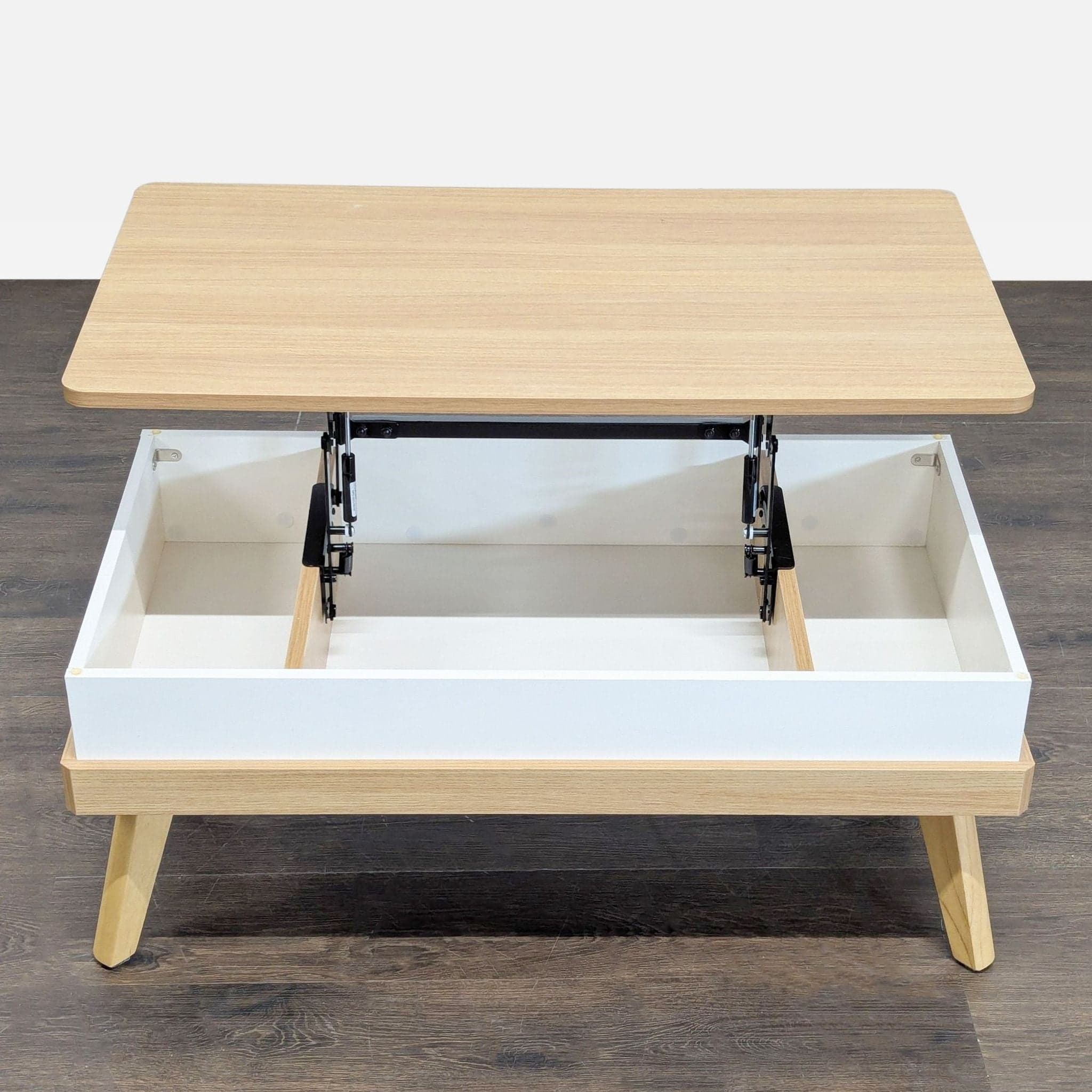 Bidiso Lift-Top Coffee Table with Storage - Thumbnail 5
