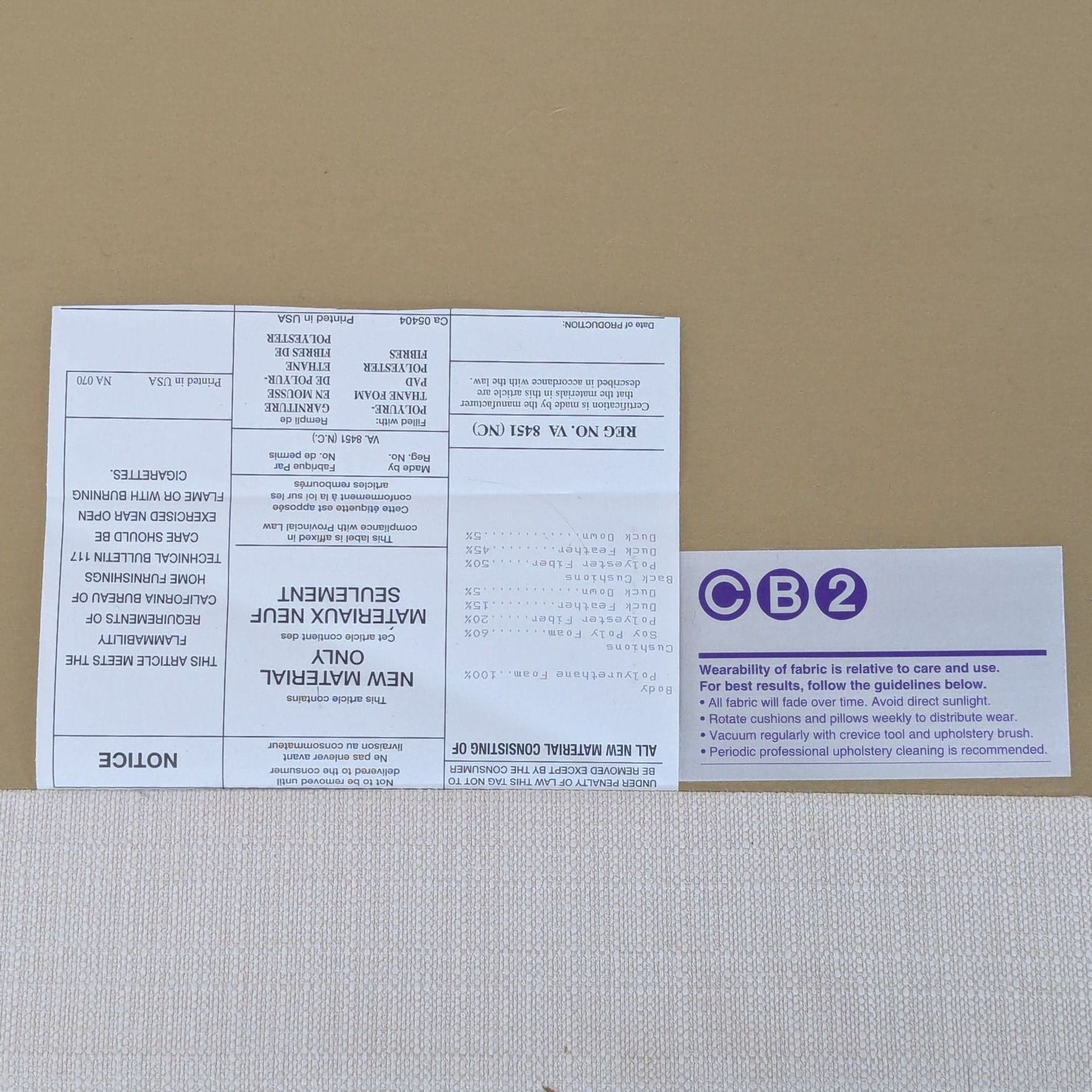 CB2 Cielo Modern White Upholstered Loveseat - Thumbnail 6