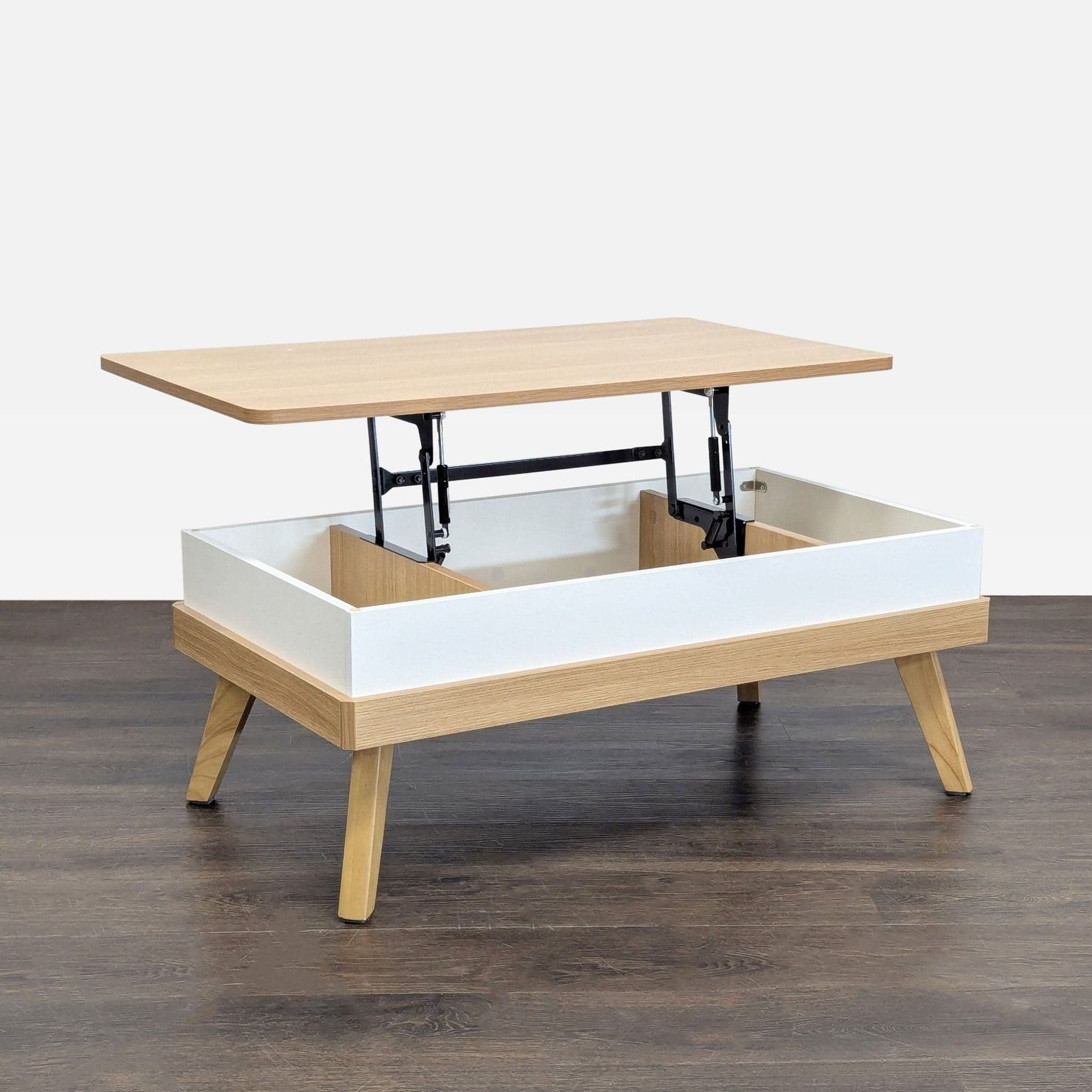 Bidiso Lift-Top Coffee Table with Storage - Thumbnail 2