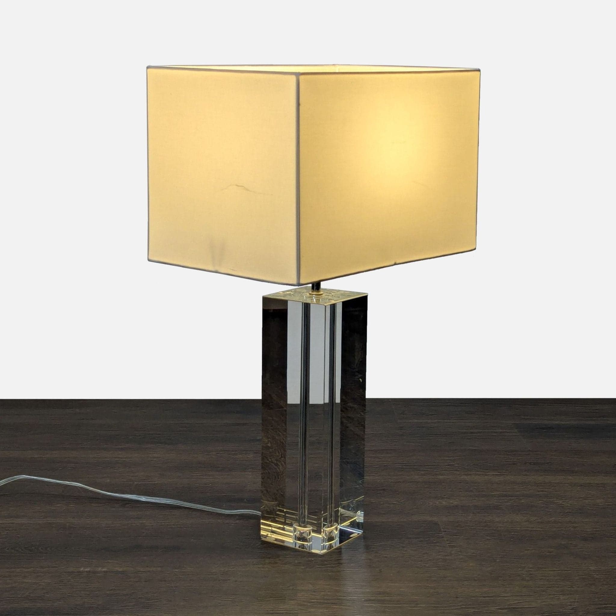 Room & Board Modern Square Crystal Table Lamp - Thumbnail 2