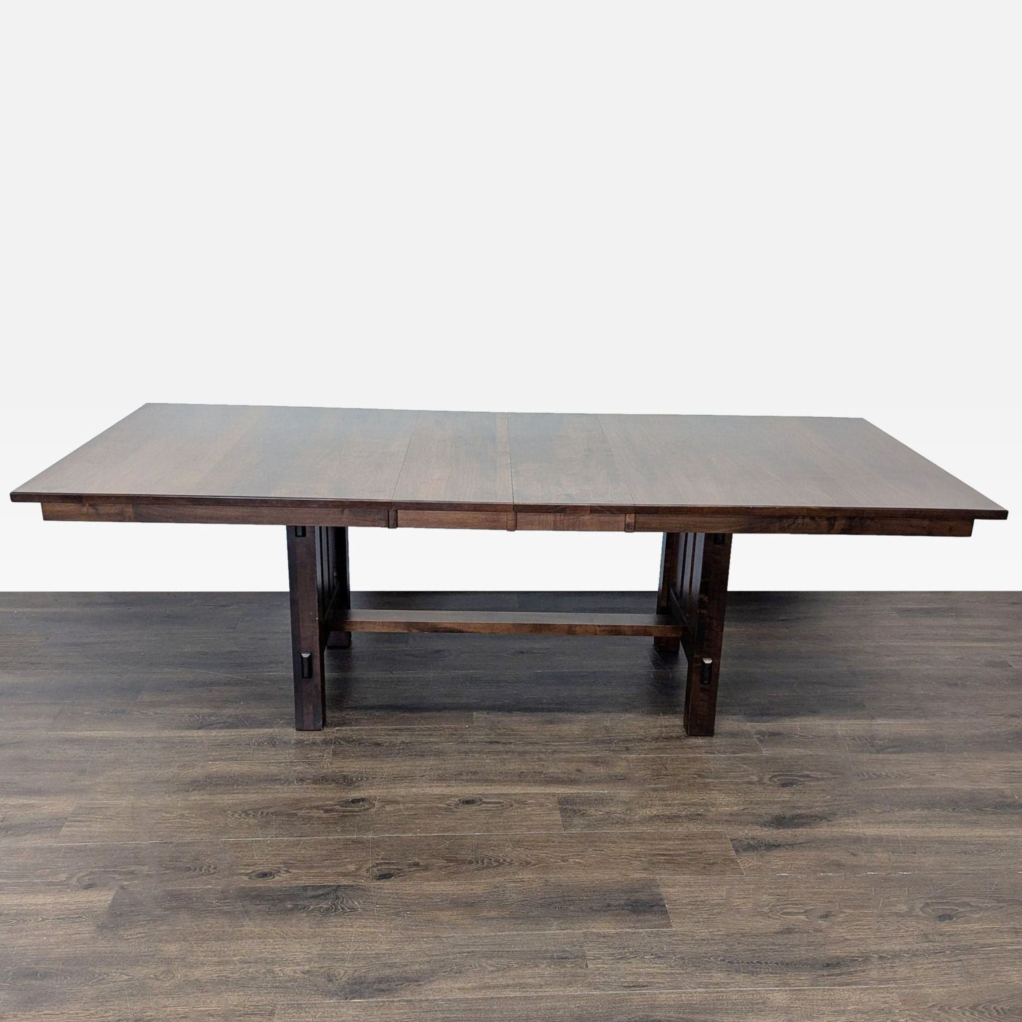 California Dining and Barstools 7-Piece Solid Wood Dining Set with Table, 4 Chairs, and Bench - Thumbnail 4