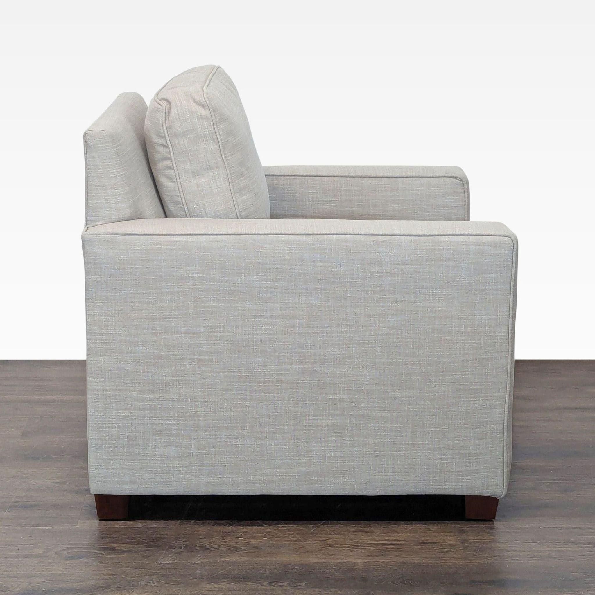 West Elm Henry Modern Lounge Armchair – Comfortable and Stylish Seating - Thumbnail 3