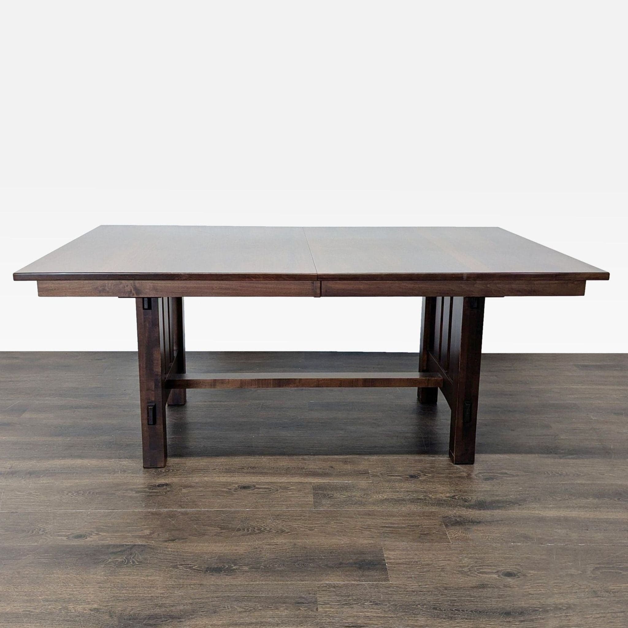 California Dining and Barstools 7-Piece Solid Wood Dining Set with Table, 4 Chairs, and Bench - Thumbnail 2