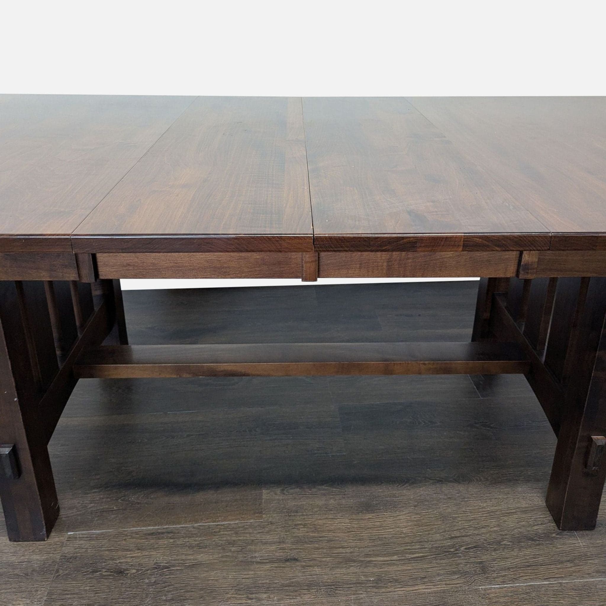 California Dining and Barstools 7-Piece Solid Wood Dining Set with Table, 4 Chairs, and Bench - Thumbnail 5