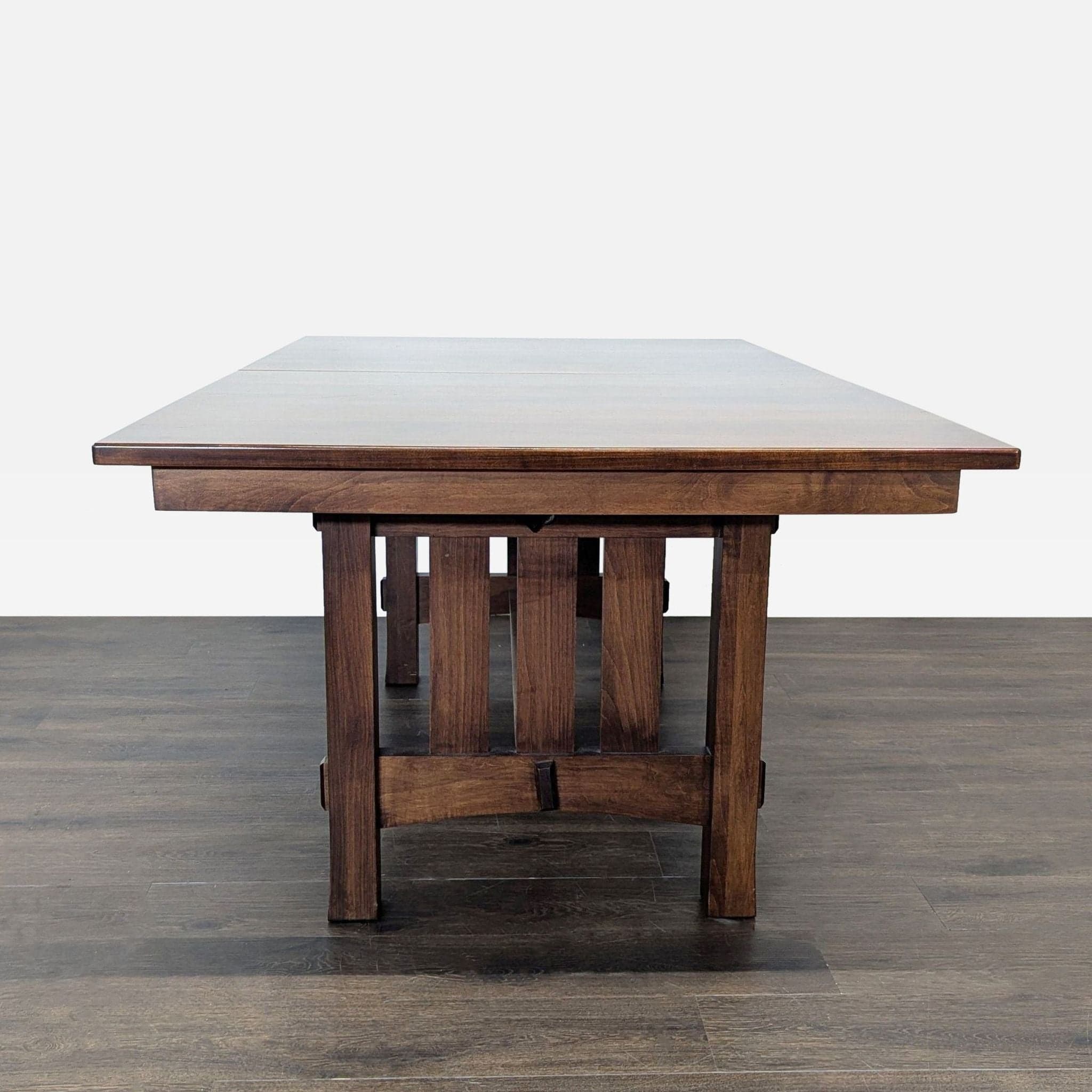 California Dining and Barstools 7-Piece Solid Wood Dining Set with Table, 4 Chairs, and Bench - Thumbnail 8