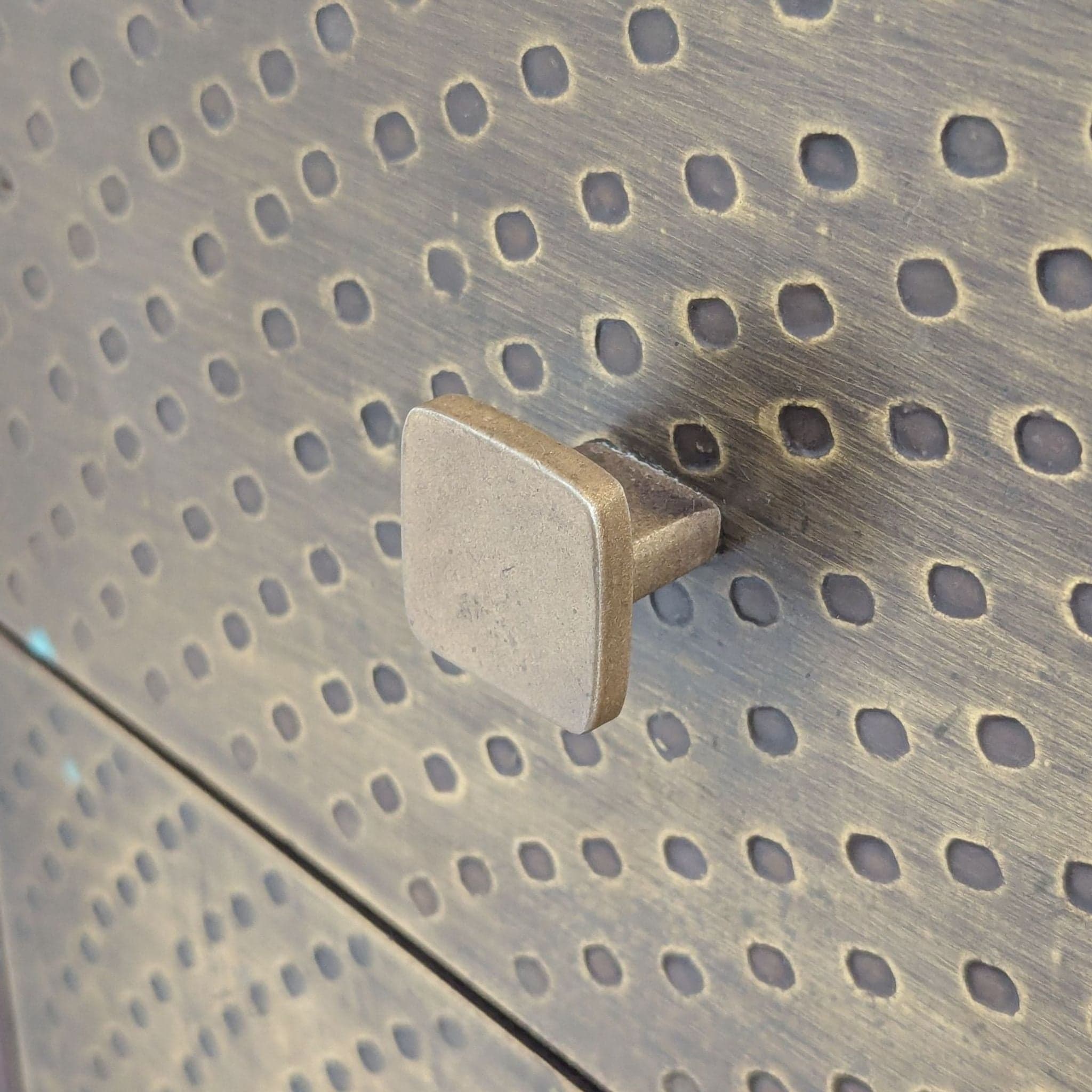 West Elm Decker Modern Dresser with Brass Patterned Drawers - Thumbnail 7