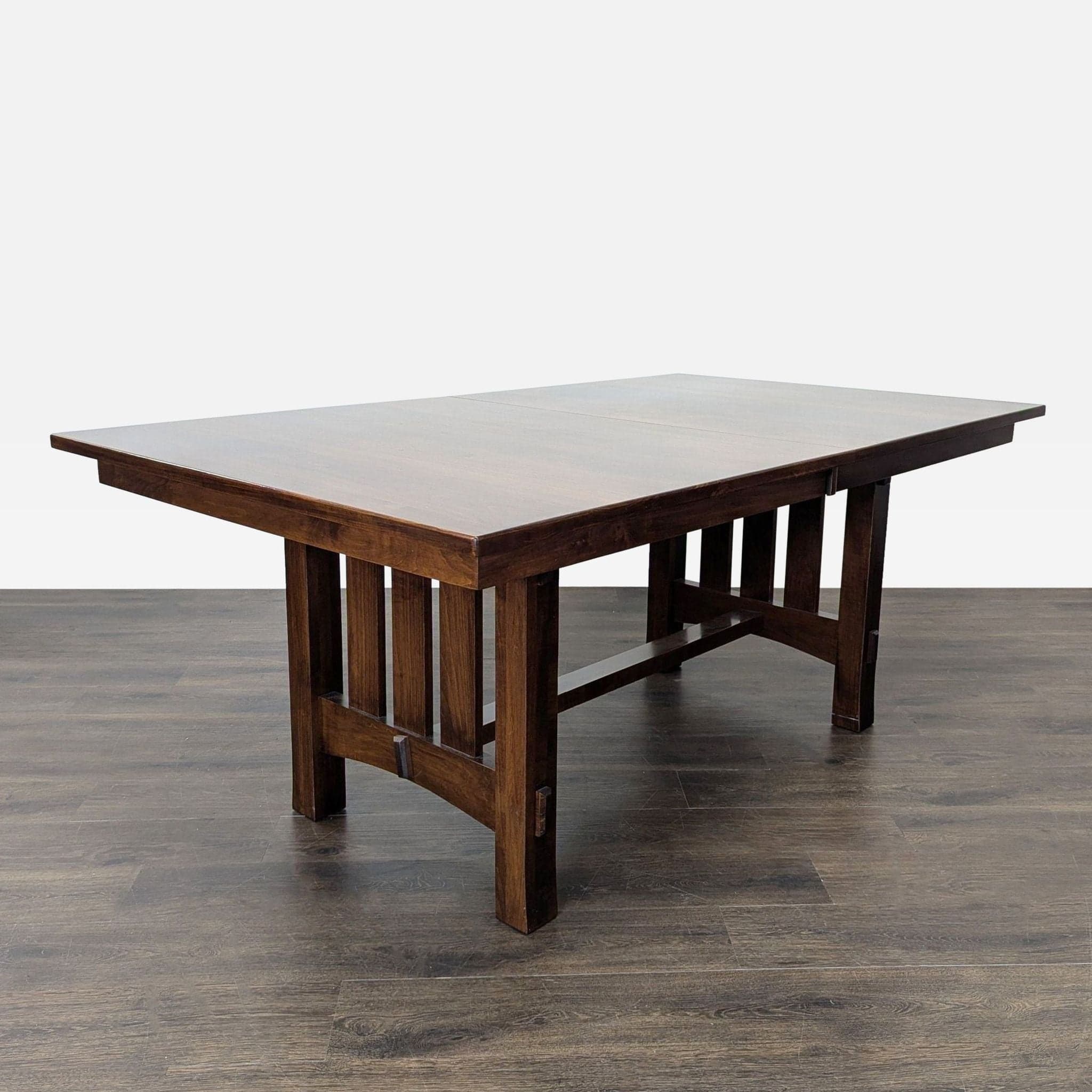 California Dining and Barstools 7-Piece Solid Wood Dining Set with Table, 4 Chairs, and Bench - Thumbnail 9