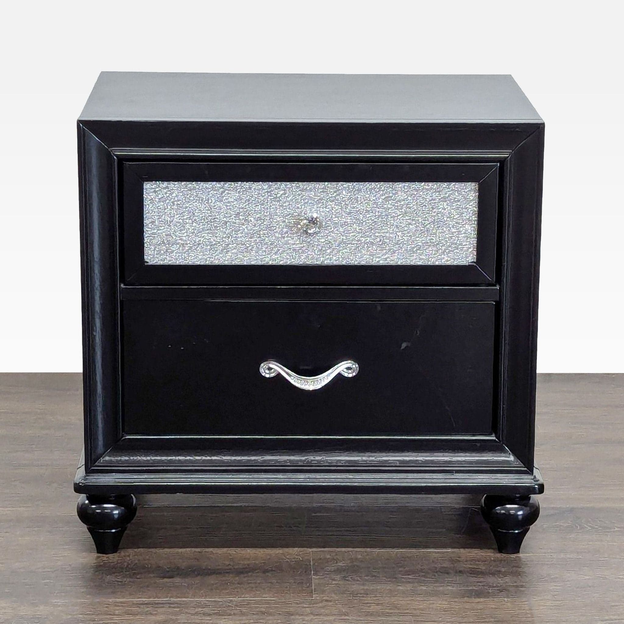 Coaster Barzini Two Drawer Nightstand - Image 1