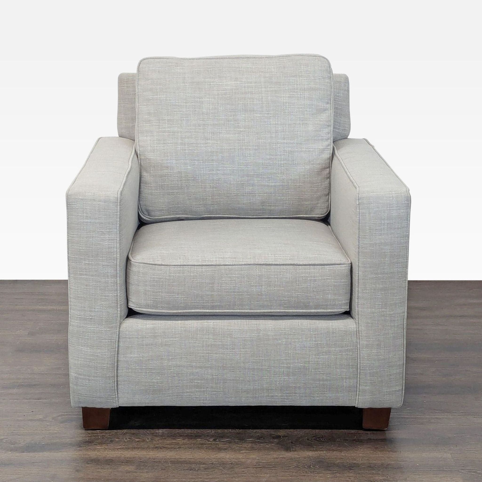 West Elm Henry Modern Lounge Armchair – Comfortable and Stylish Seating - Image 1