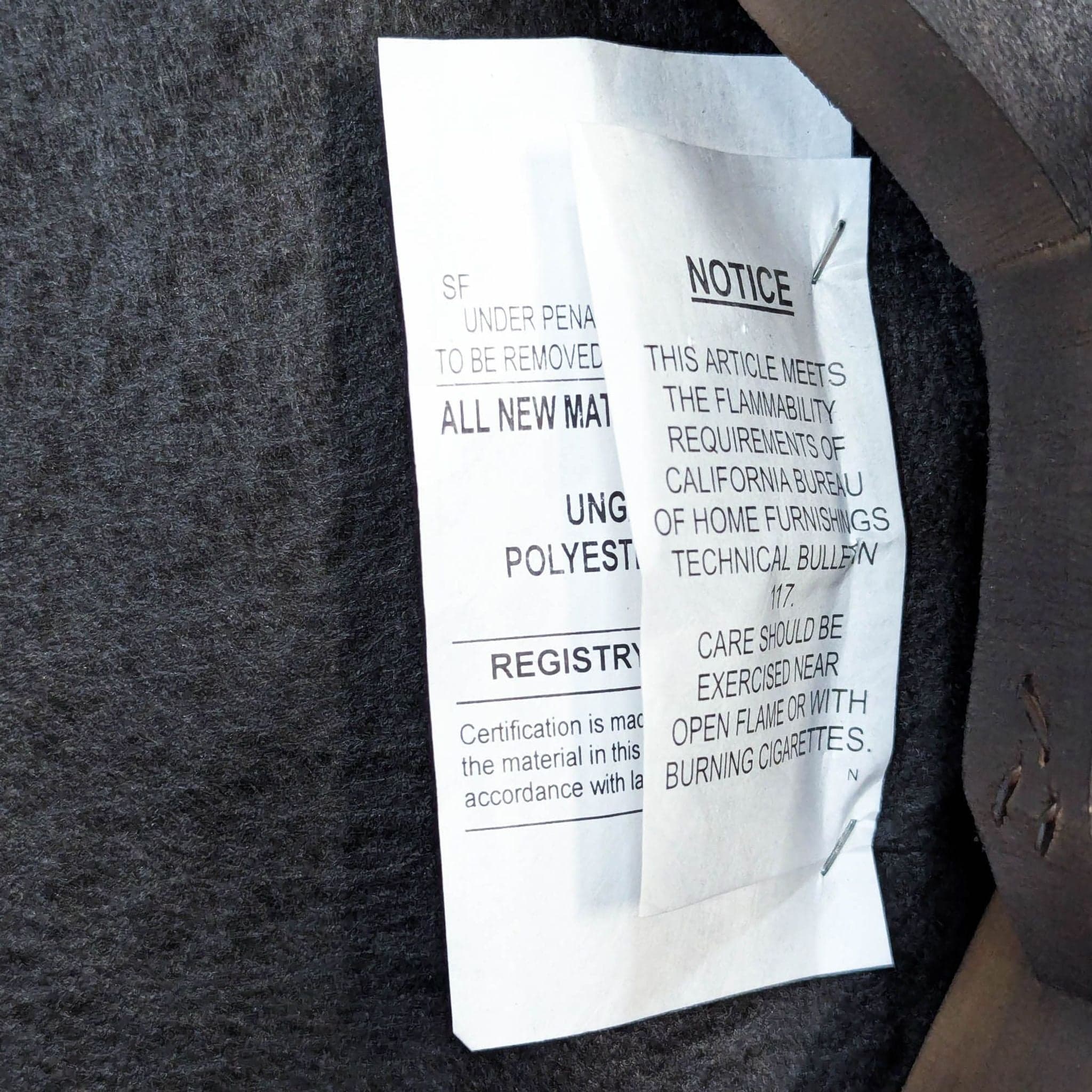 Modern Corner Lounge Chair with Striped Upholstery and Dark Wood Legs - Thumbnail 9