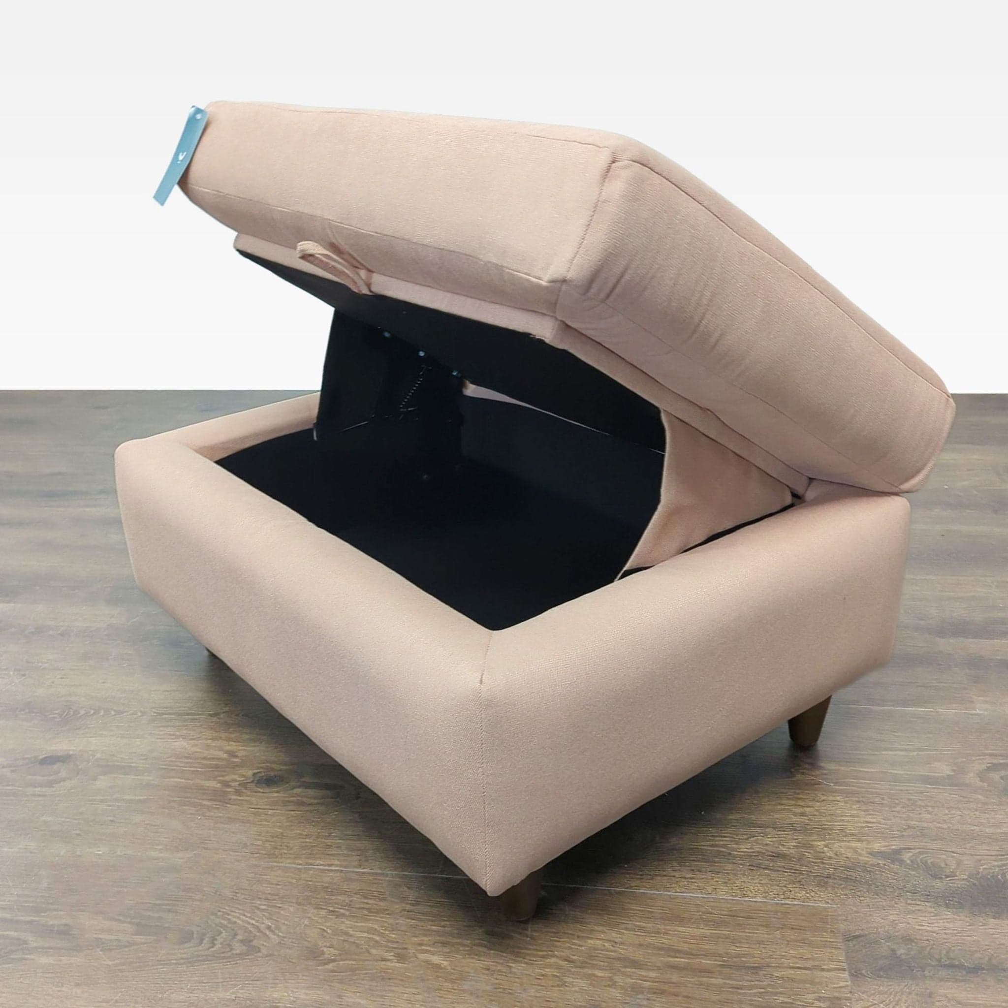 Joybird Furniture Hughes 3-Seat Sofa with Ottoman and Built-In Storage - Thumbnail 14