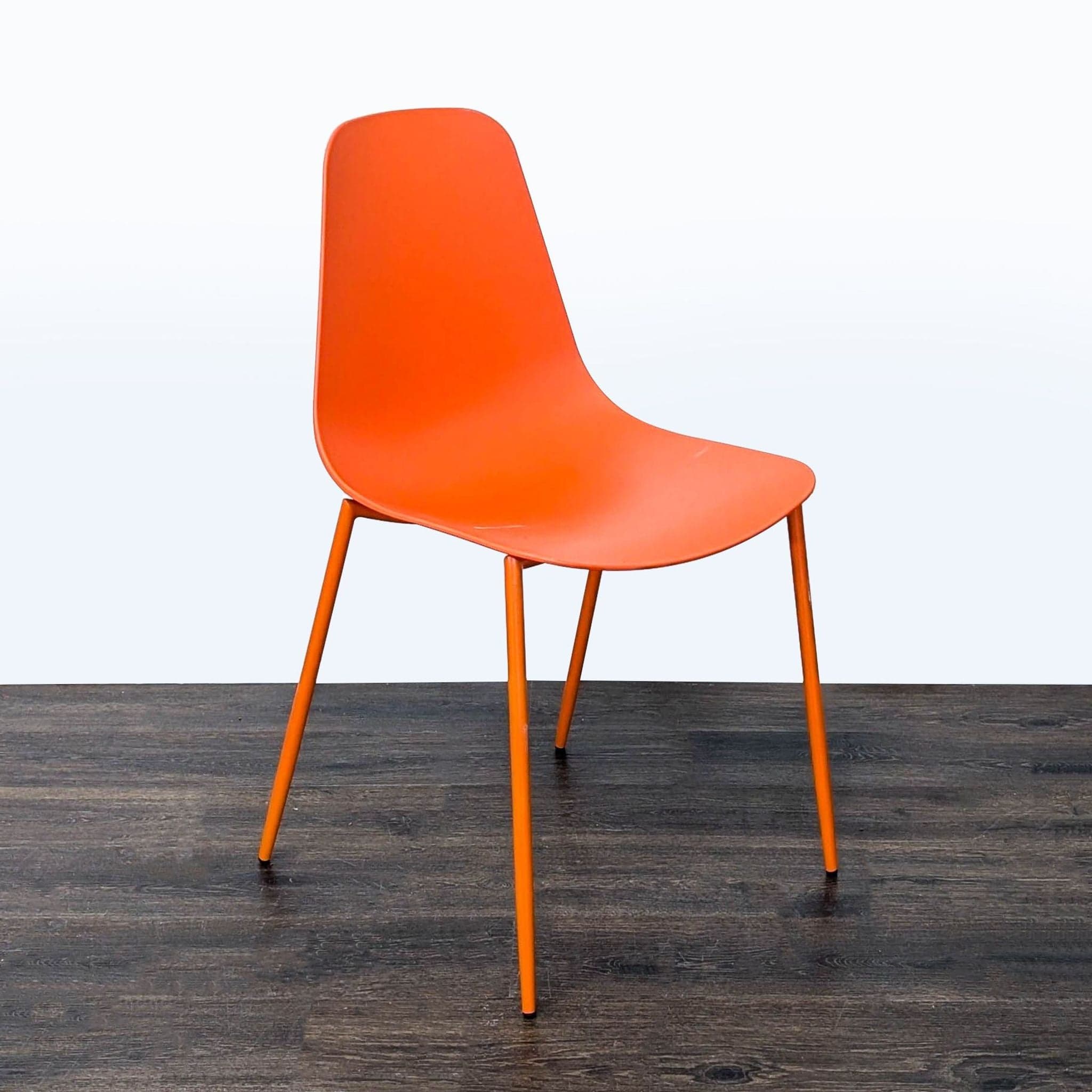 Bucket Dining Chair on Metal Frame - Image 1