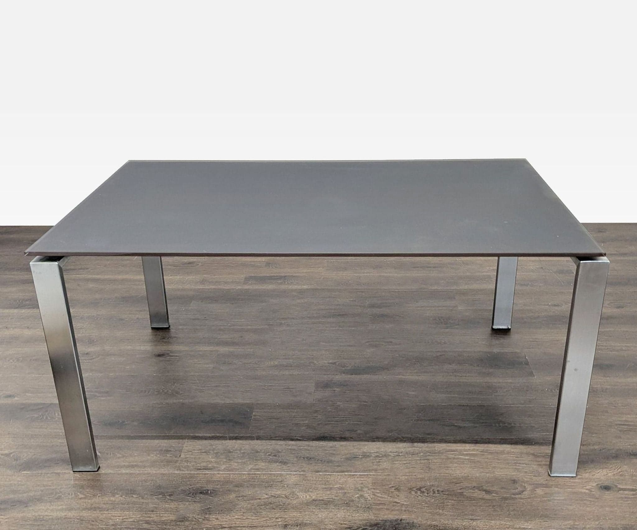 Room & Board Rand Modern Metal and Glass Table – Sleek Rectangular Design - Thumbnail 5