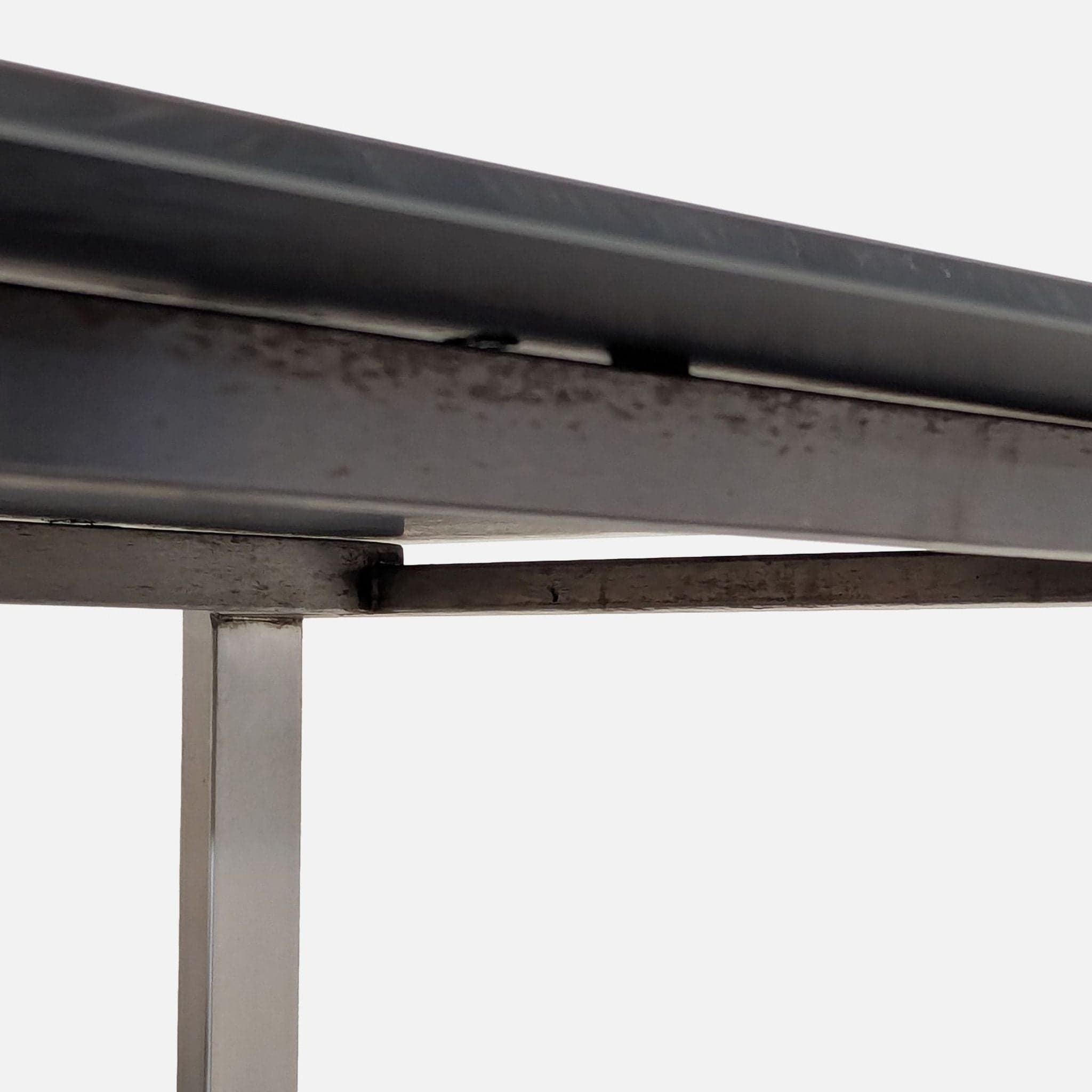 Room & Board Rand Modern Metal and Glass Table – Sleek Rectangular Design - Thumbnail 6