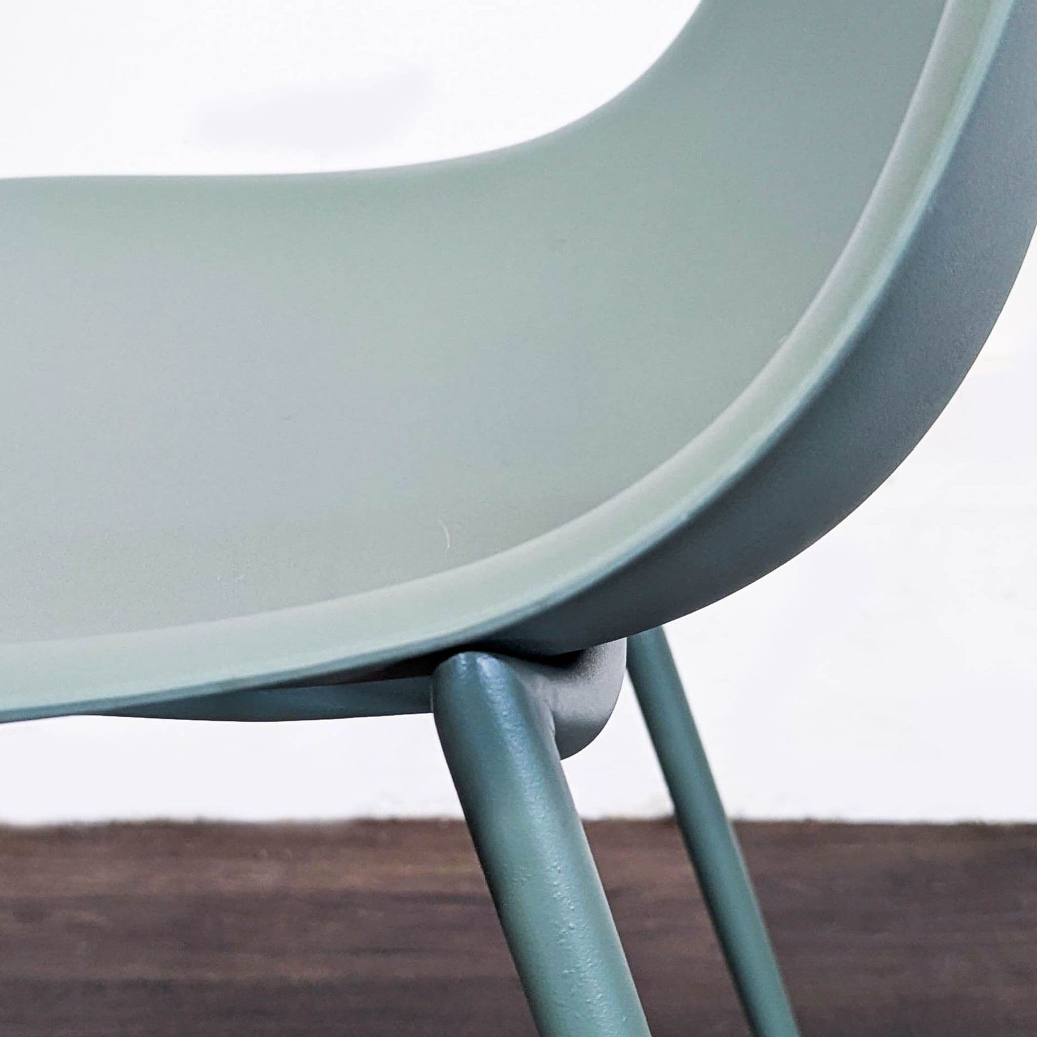 Bucket Dining Chair on Metal Frame - Thumbnail 6