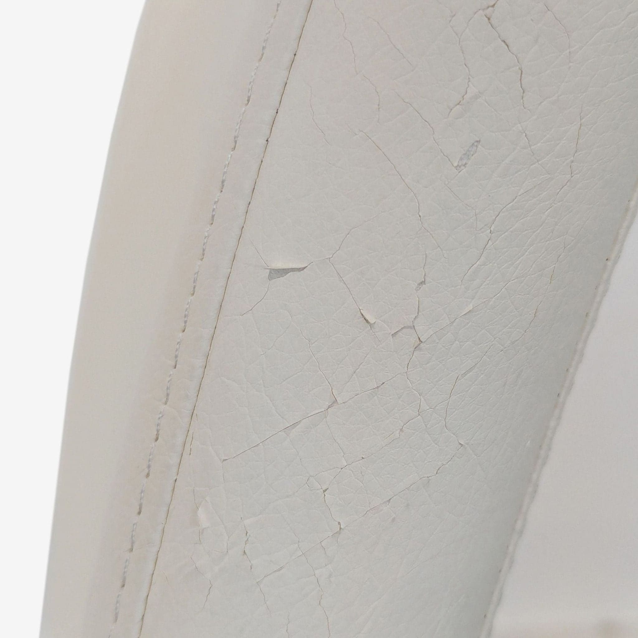 Faux Leather and Metal Dining Chair - Thumbnail 3