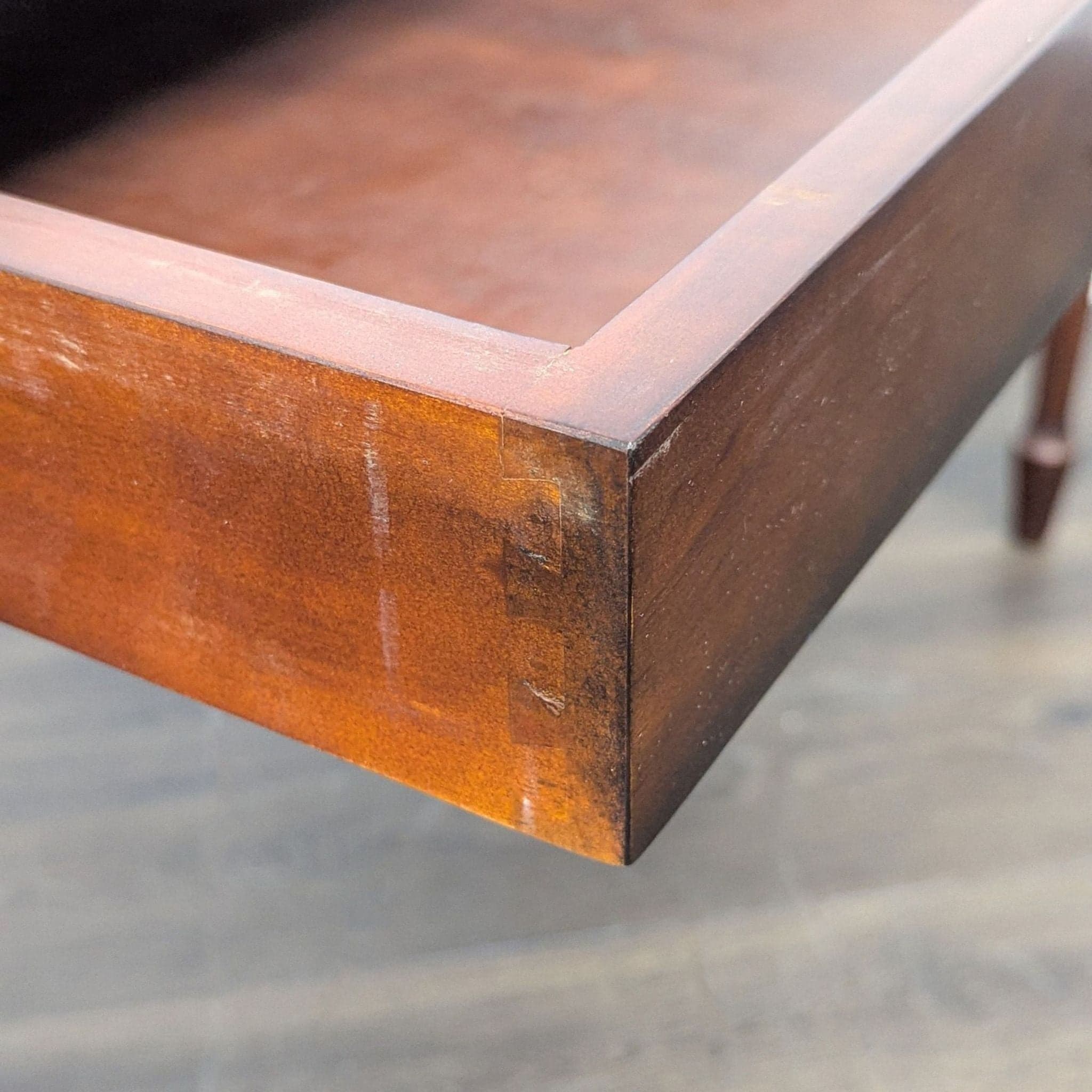 One Drawer Wood Console Table - Thumbnail 7