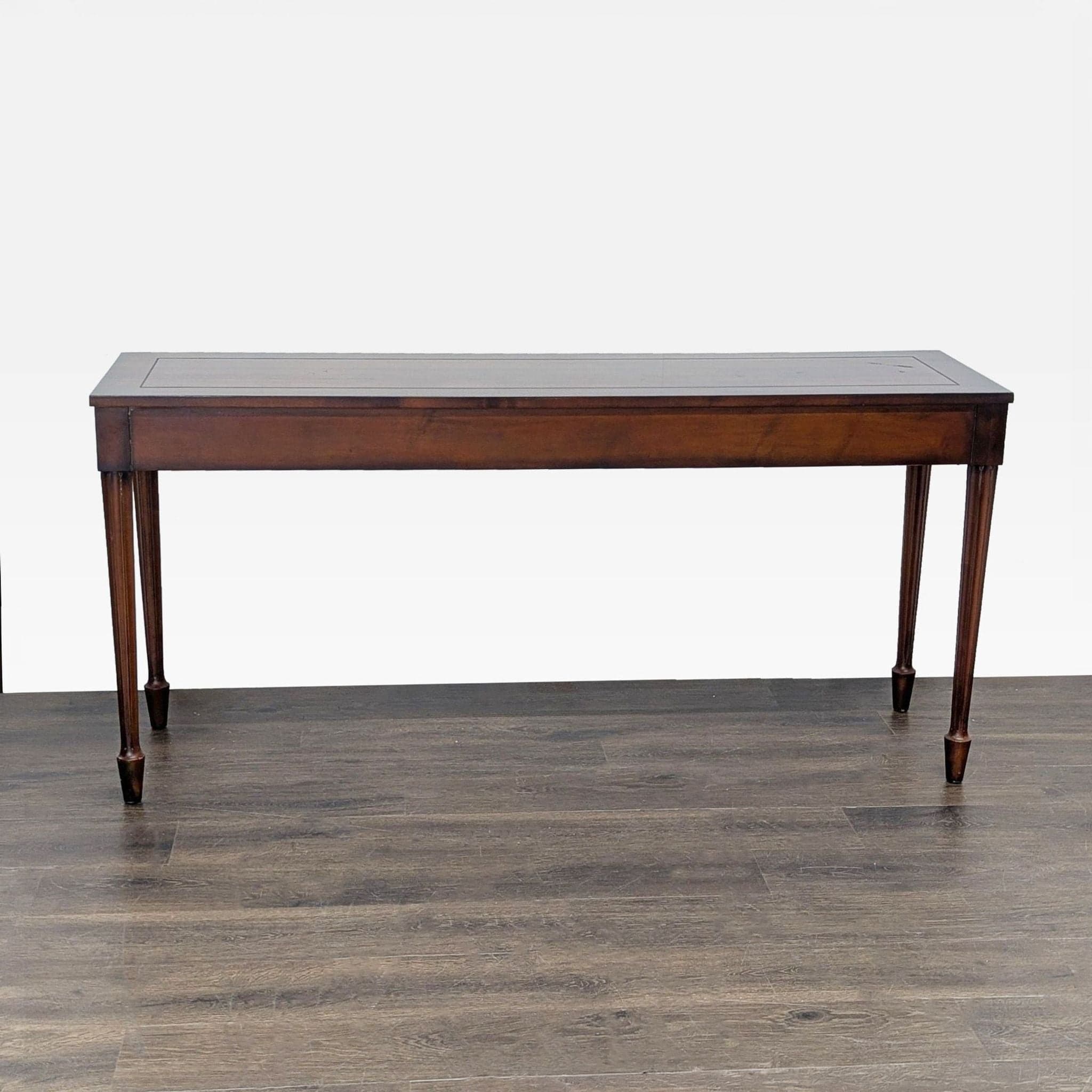 One Drawer Wood Console Table - Thumbnail 5