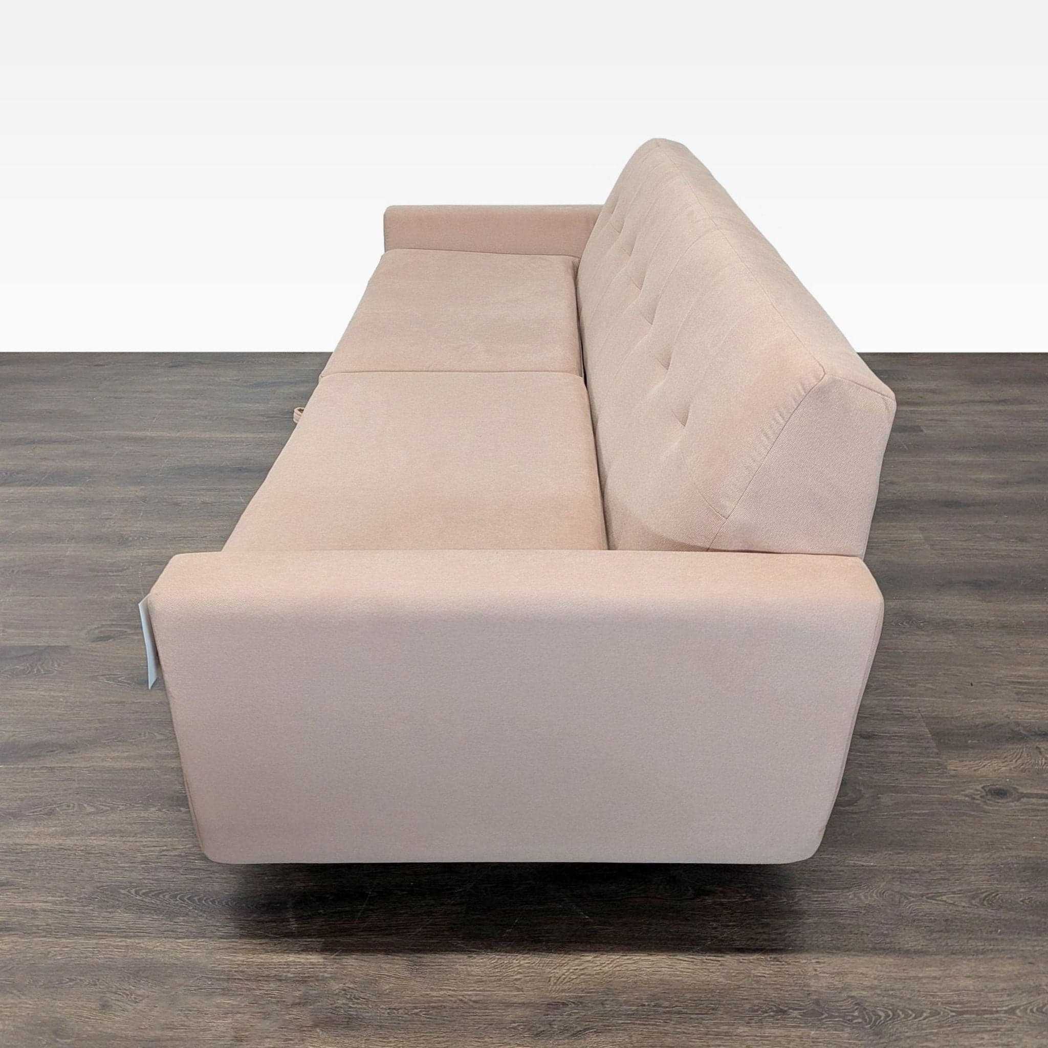 Joybird Furniture Hughes 3-Seat Sofa with Ottoman and Built-In Storage - Thumbnail 10