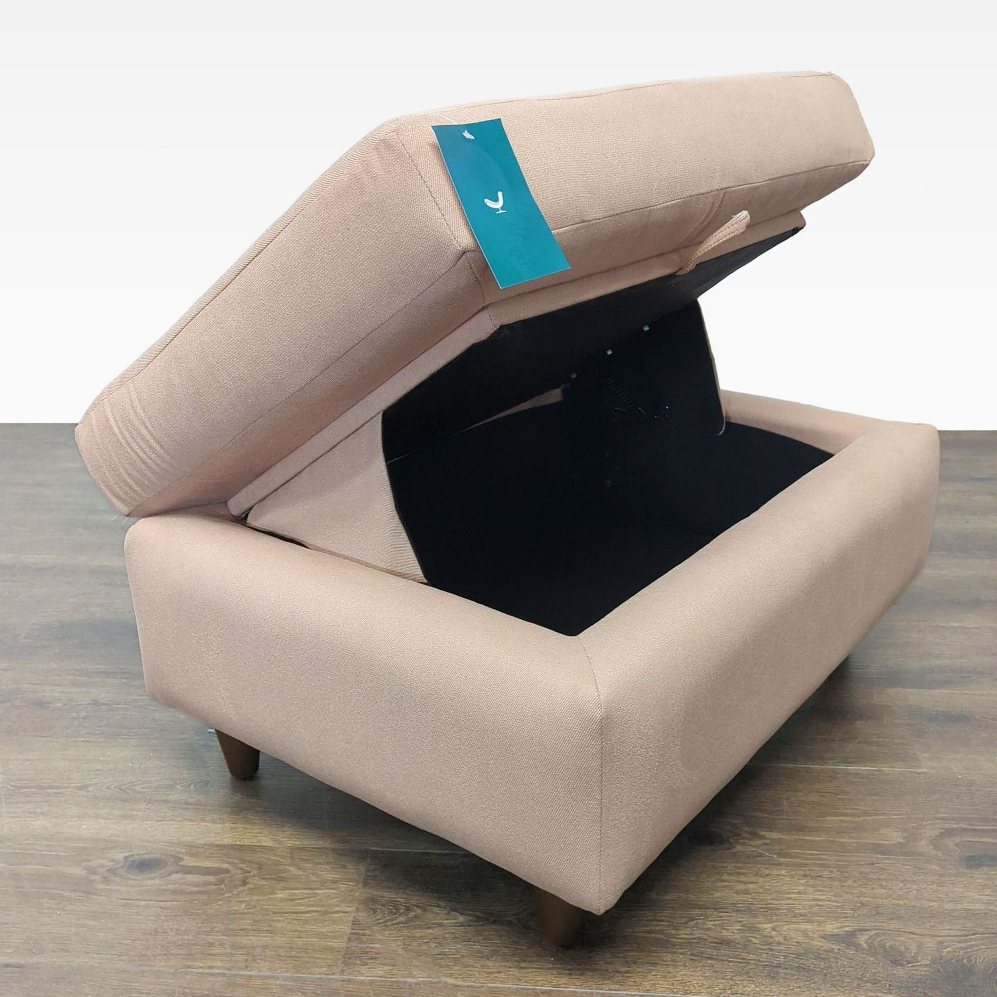 Joybird Furniture Hughes 3-Seat Sofa with Ottoman and Built-In Storage - Thumbnail 15