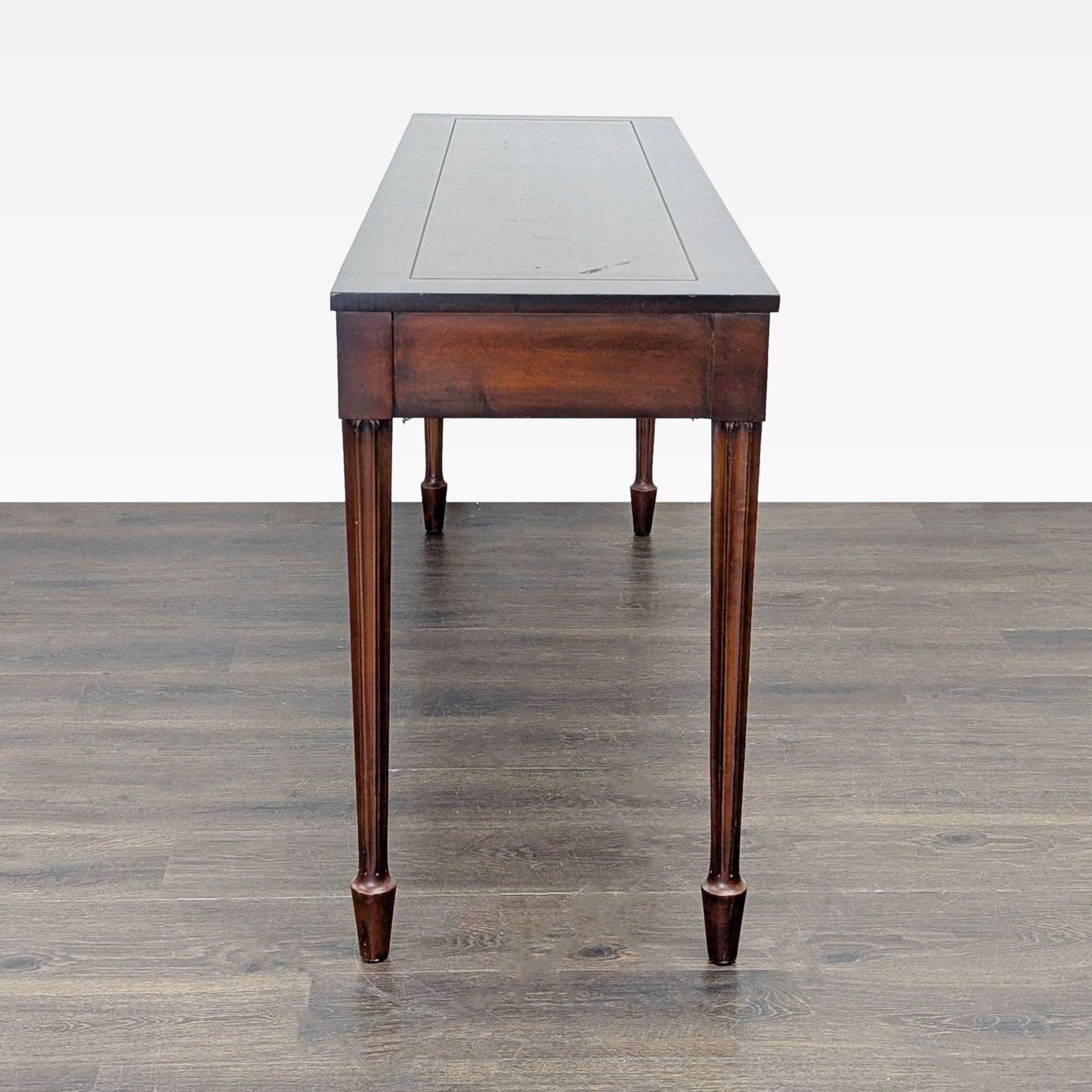 One Drawer Wood Console Table - Thumbnail 6