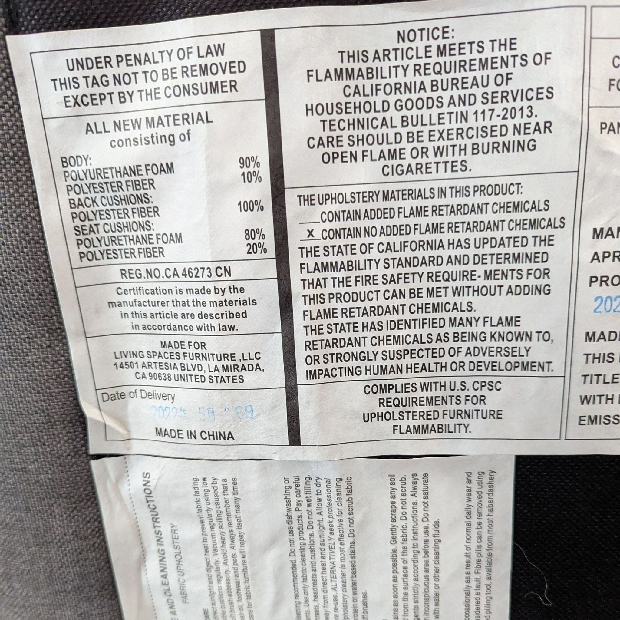 Living Spaces Allie Modern Gray Loveseat – Stylish and Comfortable Seating - Thumbnail 8