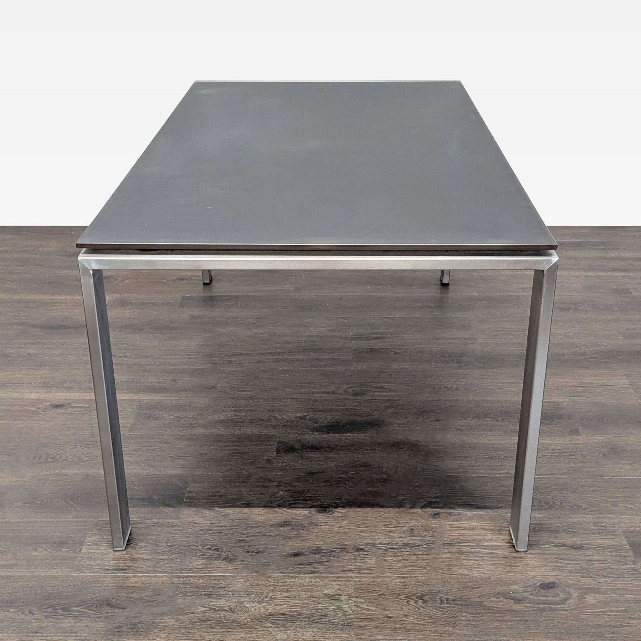 Room & Board Rand Modern Metal and Glass Table – Sleek Rectangular Design - Thumbnail 10