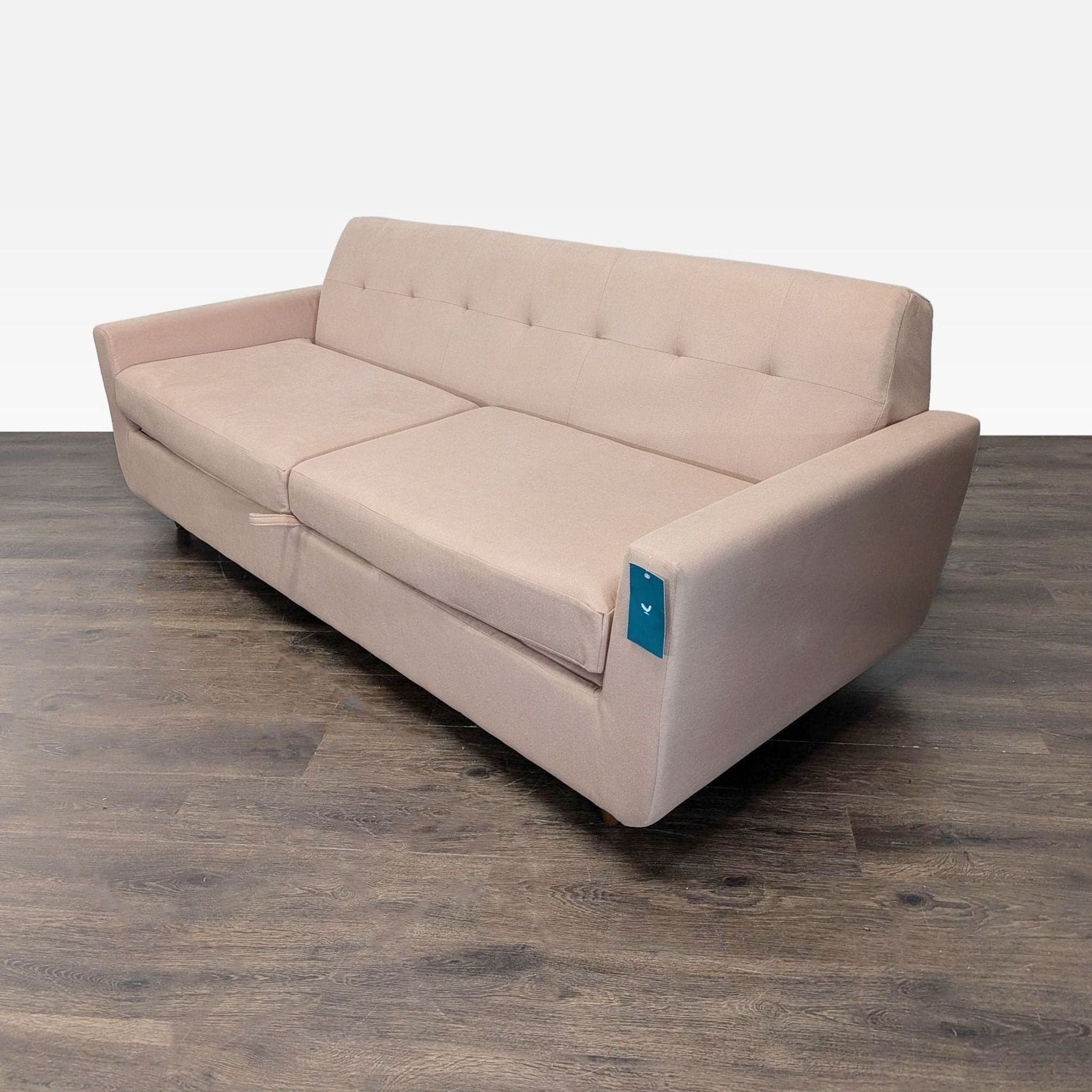 Joybird Furniture Hughes 3-Seat Sofa with Ottoman and Built-In Storage - Thumbnail 8