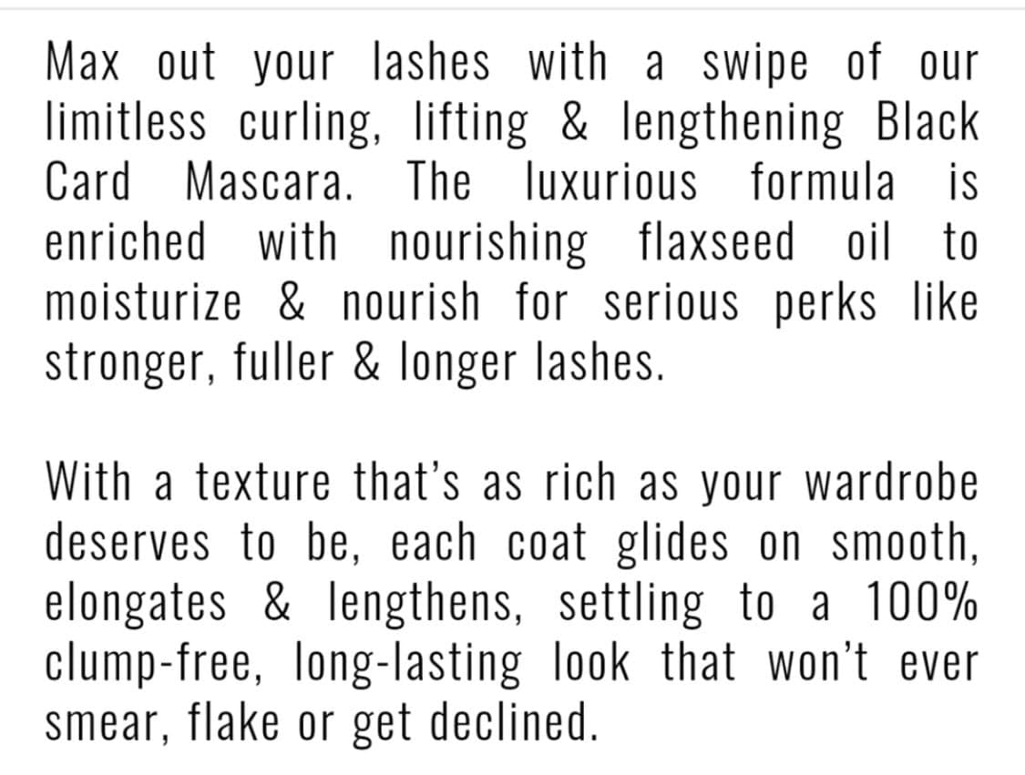 Il Makiage Black Card Mascara - Lift, Curl & Lengthen - Thumbnail 4