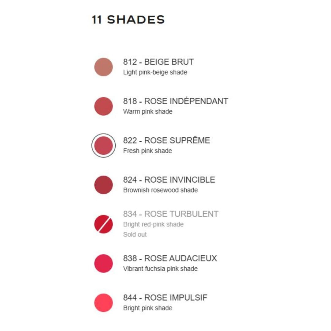 Chanel Rouge Allure L'extrante lipstick 818 Rose Independant REFILLABLE - Thumbnail 3