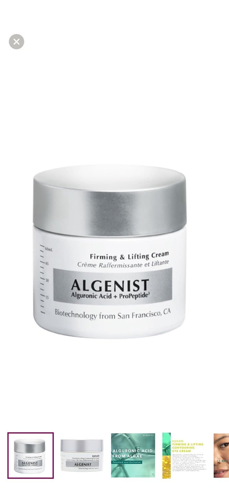 Algenist Firming & Lifting Neck Cream 2 oz BRAND NEW! SEALED - Thumbnail 2