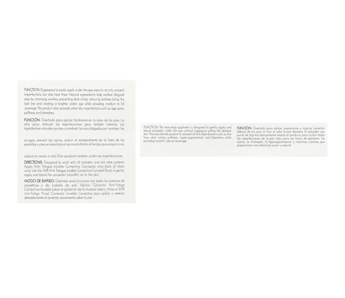 Anti-Fatigue Invisible Concealer w Tear-Drop Blending Tool Fair Light NIB - Thumbnail 6