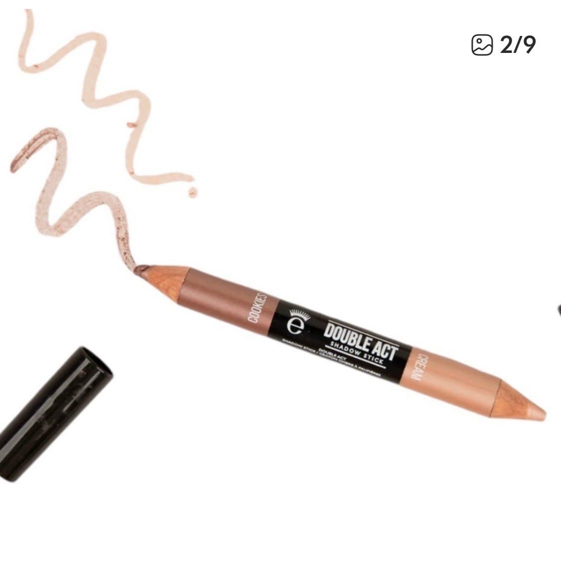 Eyeko Double Act Shadow Stick in Cookie & Cream NIB - Thumbnail 2