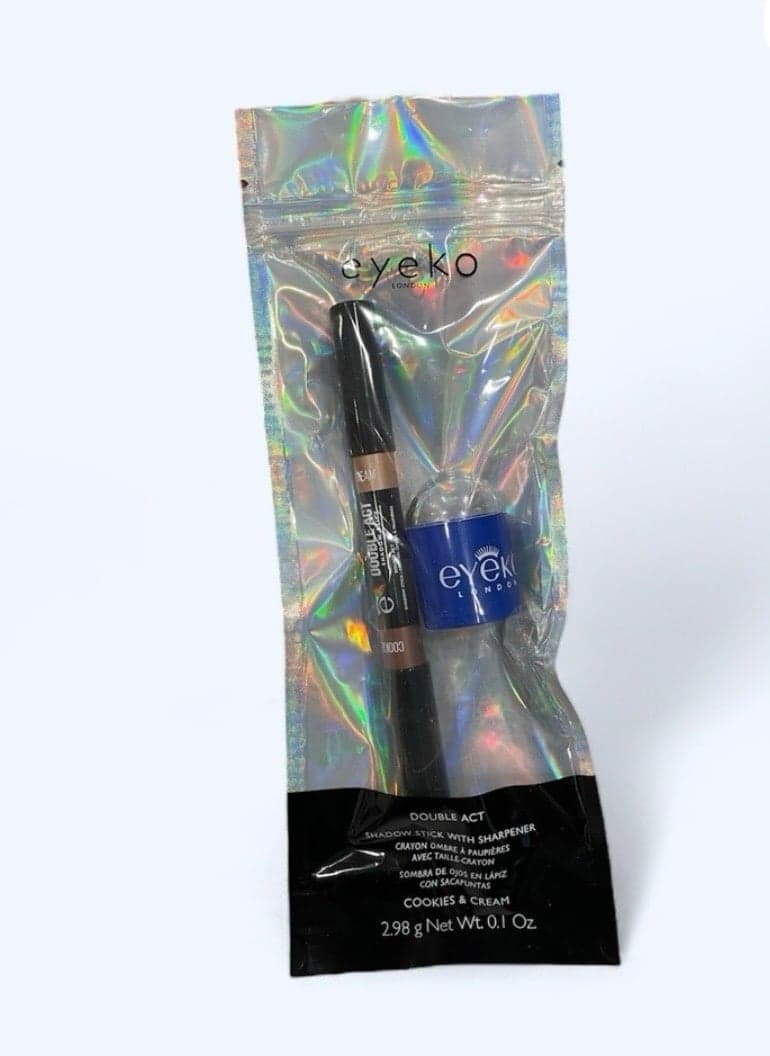 Eyeko Double Act Shadow Stick in Cookie & Cream NIB - Thumbnail 6