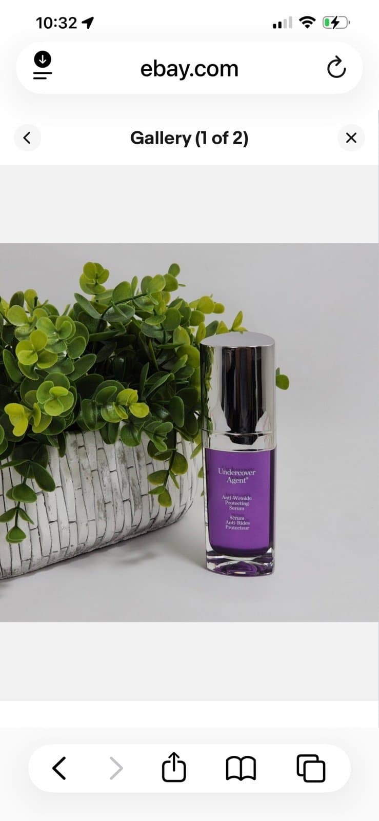 VBEAUTE UNDERCOVER AGENT ANTI-WRINKLE SERUM 1.0 FL OZ SEALED NIB - Thumbnail 2