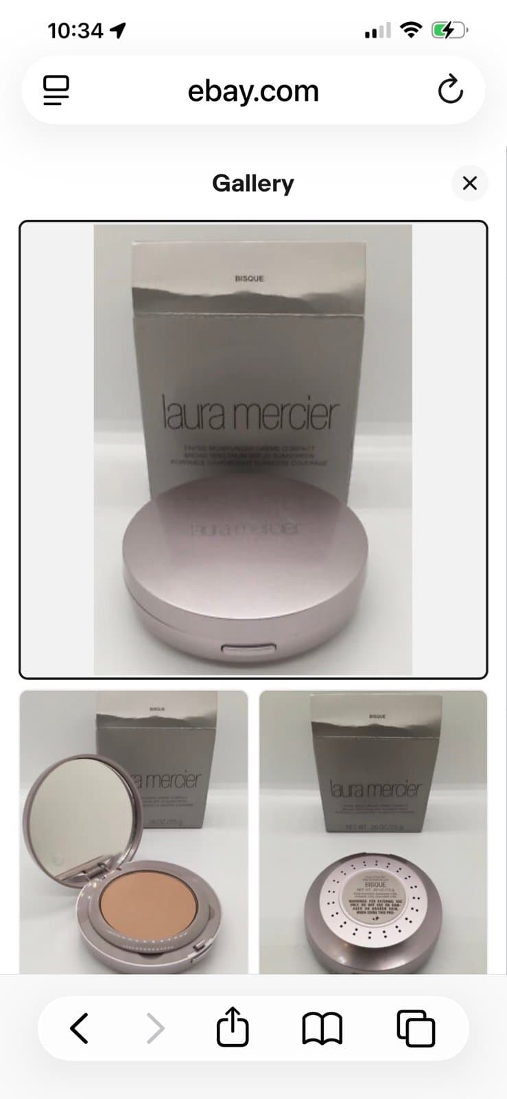 LAURA MERCIER Tinted Moisturizer Crème Compact SPF 20 in BLUSH 0.26 Oz. NIB - Thumbnail 2