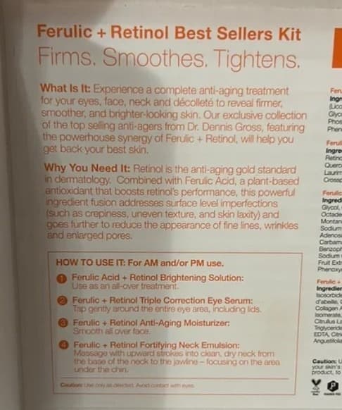 Dr Dennis Gross Ferulic + Retinol Best Sellers Kit NIB - Thumbnail 2
