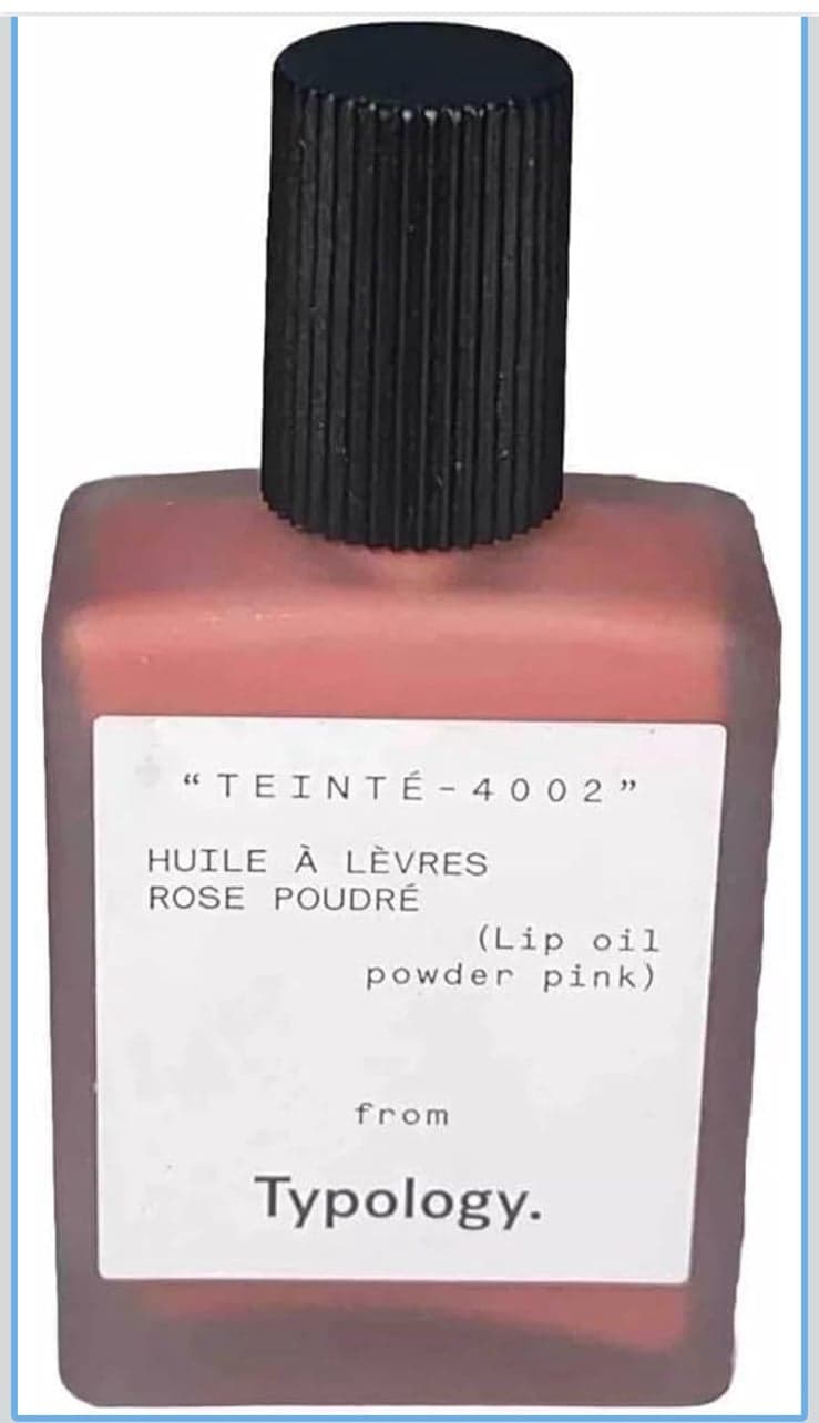 Typology Tinted Lip Oil - Shade 2 Powder Pink T42 - Image 1