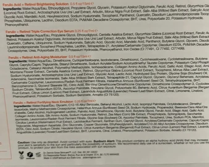 Dr Dennis Gross Ferulic + Retinol Best Sellers Kit NIB - Image 1