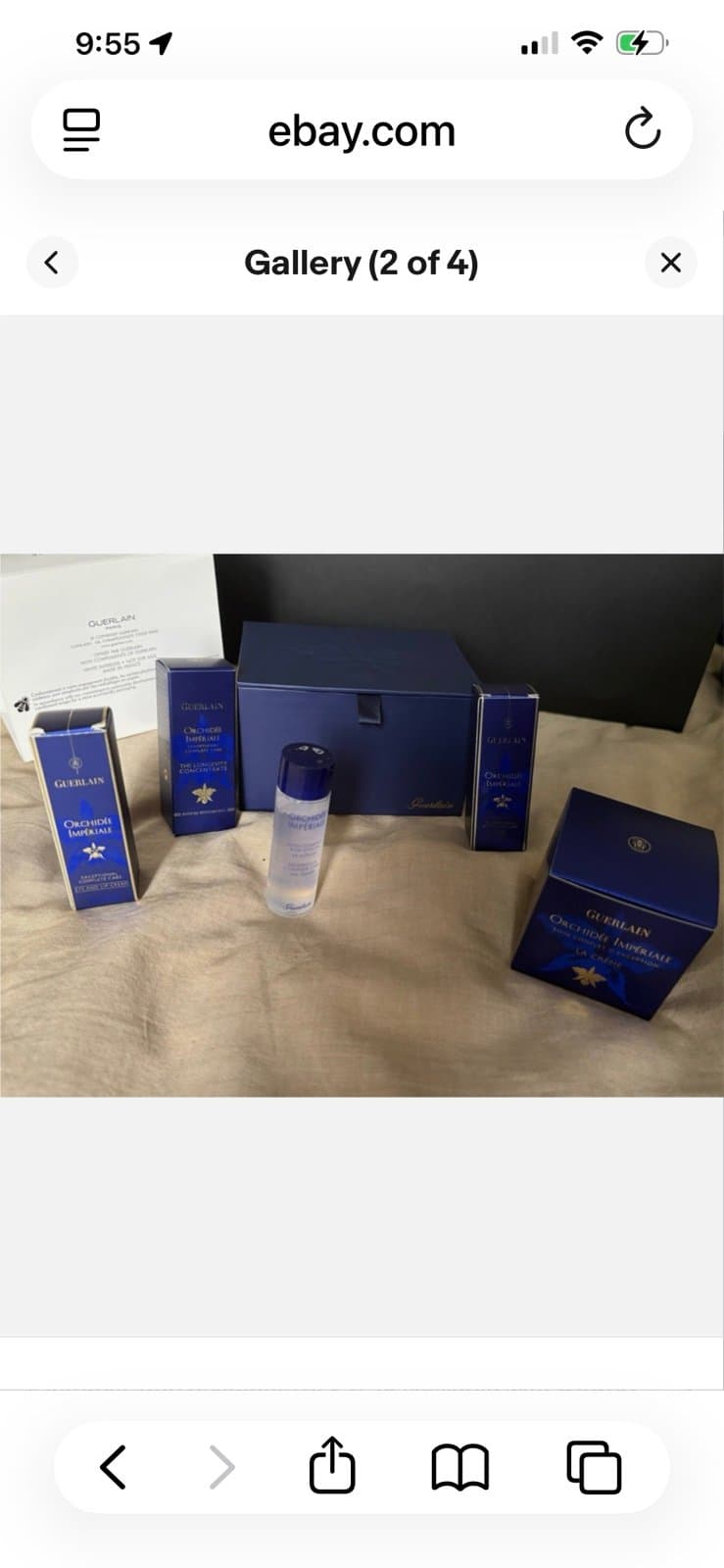 Guerlain Orchidee imperiale Travel Gift 5 Pierce Set In Box NIB - Thumbnail 2