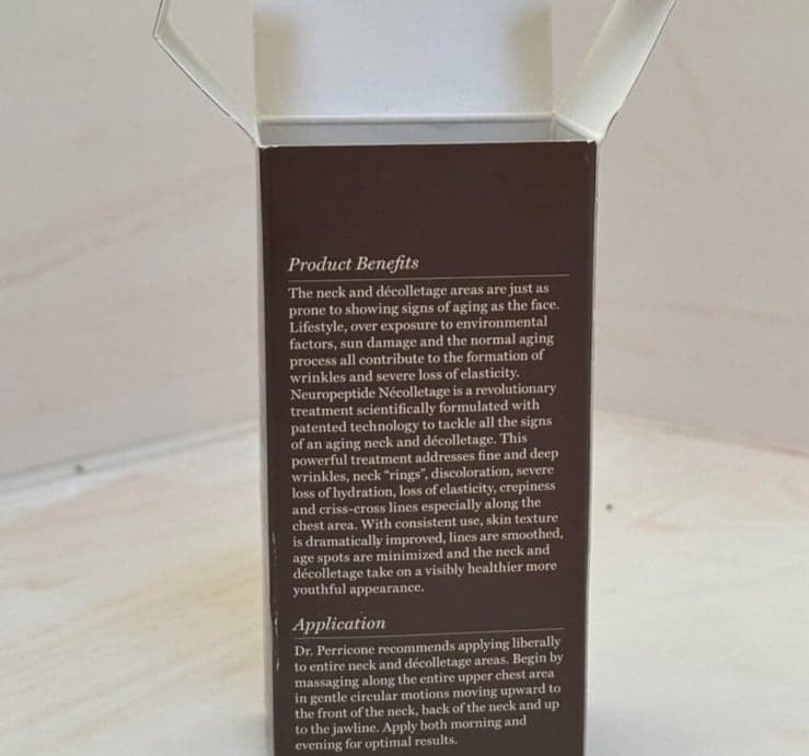 Perricone MD Neuropeptide Necolletage (Neck) cream NIB 2 fl oz - Thumbnail 2