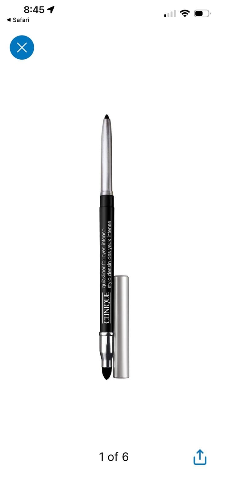 Clinique Quickliner for Eyes Intense - 09 Intense Ebony - NIB - Image 1