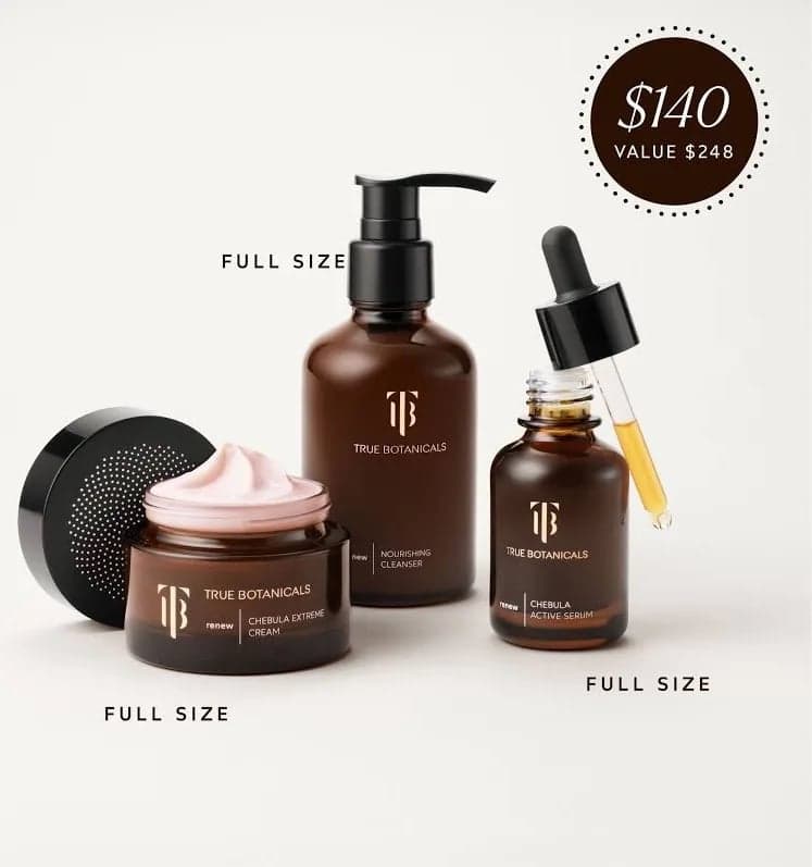 True Botanicals Deep Hydration Renewal 3-Piece Set NIB - Thumbnail 2