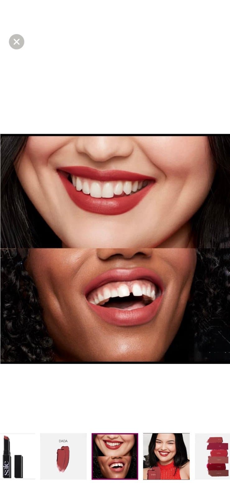 Saie Lip Blur Matte Blurring Lipstick in Dada NEW - Thumbnail 3