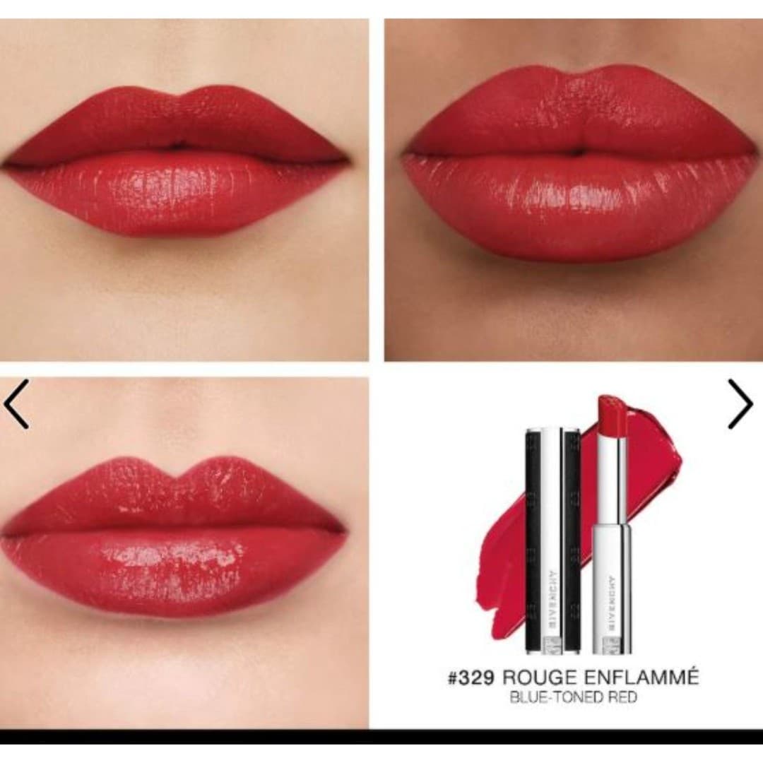 Givenchy Le Rouge Mat Liptick 329 .04 oz Rouge Enflammé - Thumbnail 4