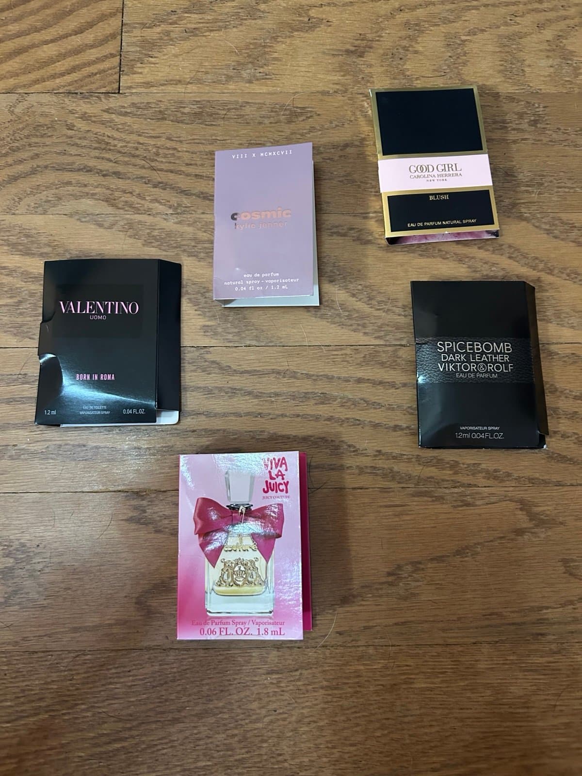 Lot of 5 Luxury Perfume samples - Image 1