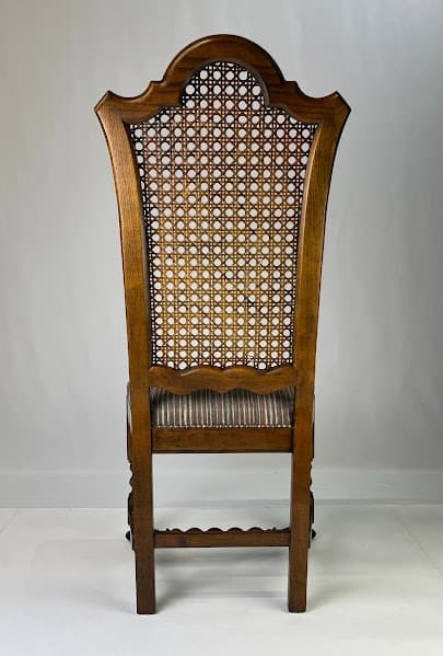 Baker Furniture Jacobean Style Barley Twist Dining Chairs - Set of 6 - Thumbnail 6