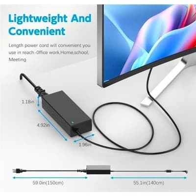 Power Supply for LG LED LCD Monitors ADS-40FSG-19 19V 2.1A 40W AC Adapter - Thumbnail 2
