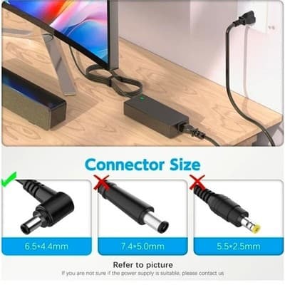 Power Supply for LG LED LCD Monitors ADS-40FSG-19 19V 2.1A 40W AC Adapter - Thumbnail 6