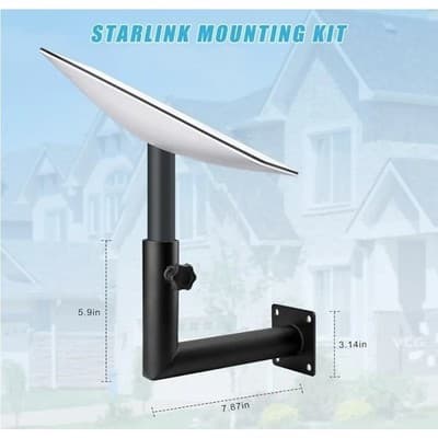 Heavy-Duty Starlink Roof Mount Kit Adjustable Satellite Mount Bracket - Thumbnail 2